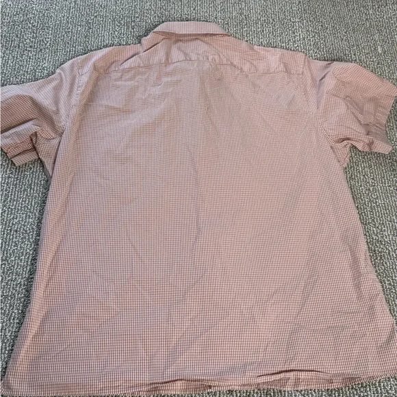 Banana Republic Men’s XL Short Sleeve Dress Shirt Check Pattern - Picture 3 of 5